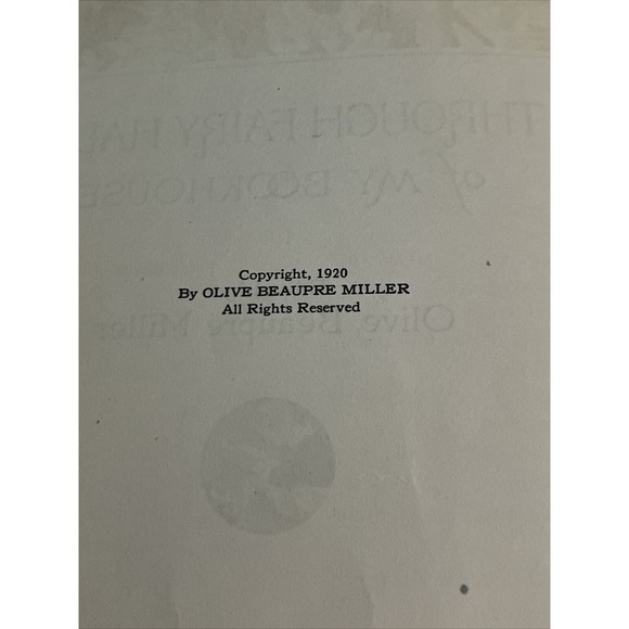 3 Volumes of My Book House by Olive Beaupre Miller 1920-1921 Embossed Hardcovers - Picture 7 of 11